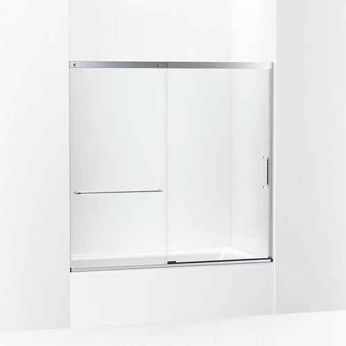Kohler 56-3/4" H sliding bath door with 1/4"-thick glass