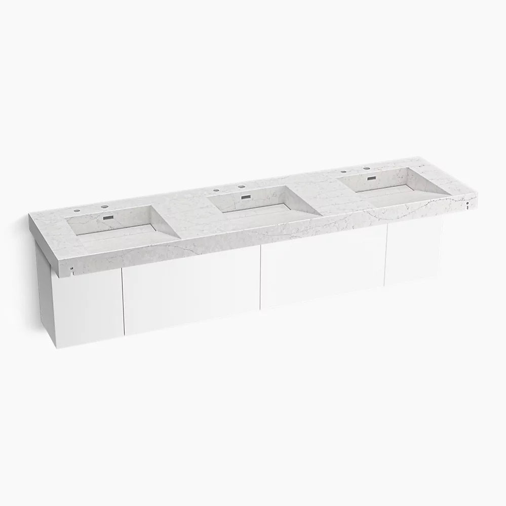 Kohler 90" wall-mount basin lavatory system