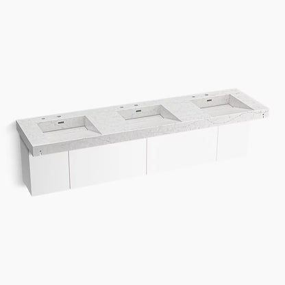 Kohler 90" wall-mount basin lavatory system