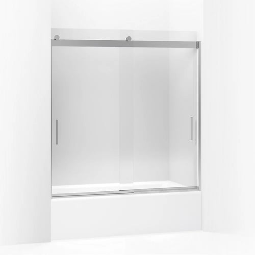 Kohler 62" H sliding bath door with 1/4"-thick glass