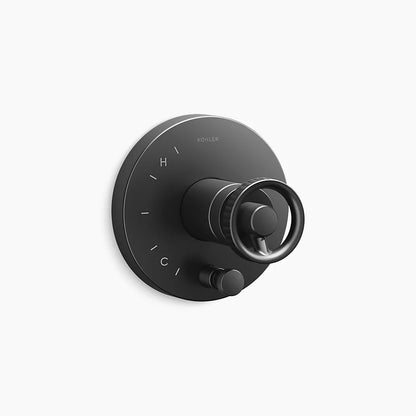 Kohler Rite-Temp® valve trim with Industrial handle and diverter