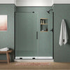 Kohler Sliding shower door, 71-3/4" H x 55-3/4 - 59-3/4" W, with 5/16" thick Crystal Clear glass