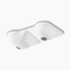 Kohler Hartland® 33" undermount double-bowl kitchen sink