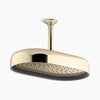 Kohler Oblong 14" single-function rainhead, 2.5 gpm