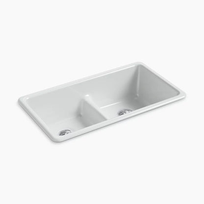 Kohler Smart Divide® 33" top-/undermount double-bowl kitchen sink