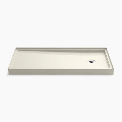 Kohler 60" x 30" alcove shower base, right drain