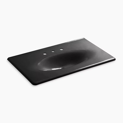 Kohler 37" Enameled cast iron vanity top with integrated oval sink
