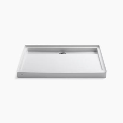 Kohler 48" x 36" alcove shower base, rear center drain