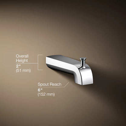 Kohler Wall-mount diverter bath spout