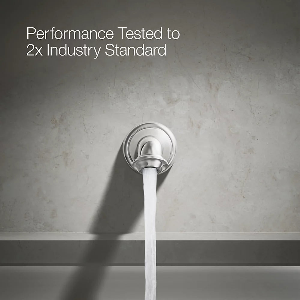 Kohler Wall-mount bath spout with turned design