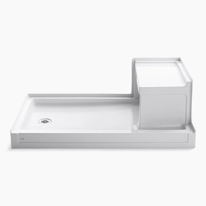 Kohler 60" x 36" alcove shower base, left drain