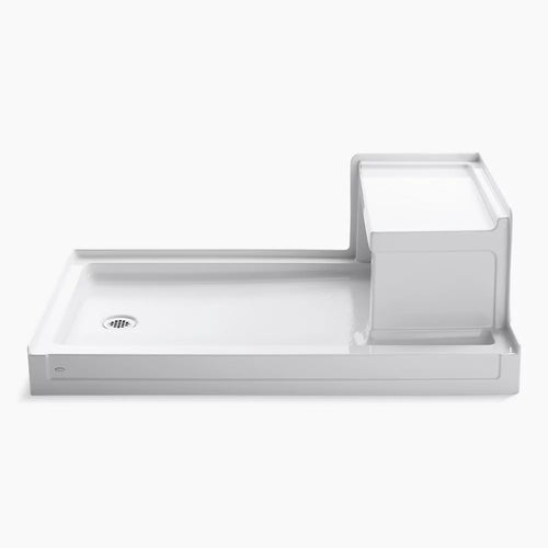 Kohler 60" x 36" alcove shower base, left drain