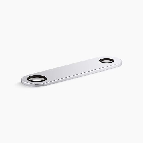Kohler 8" two-hole escutcheon plate for Insight™ and Kinesis® lavatory faucets and soap dispensers