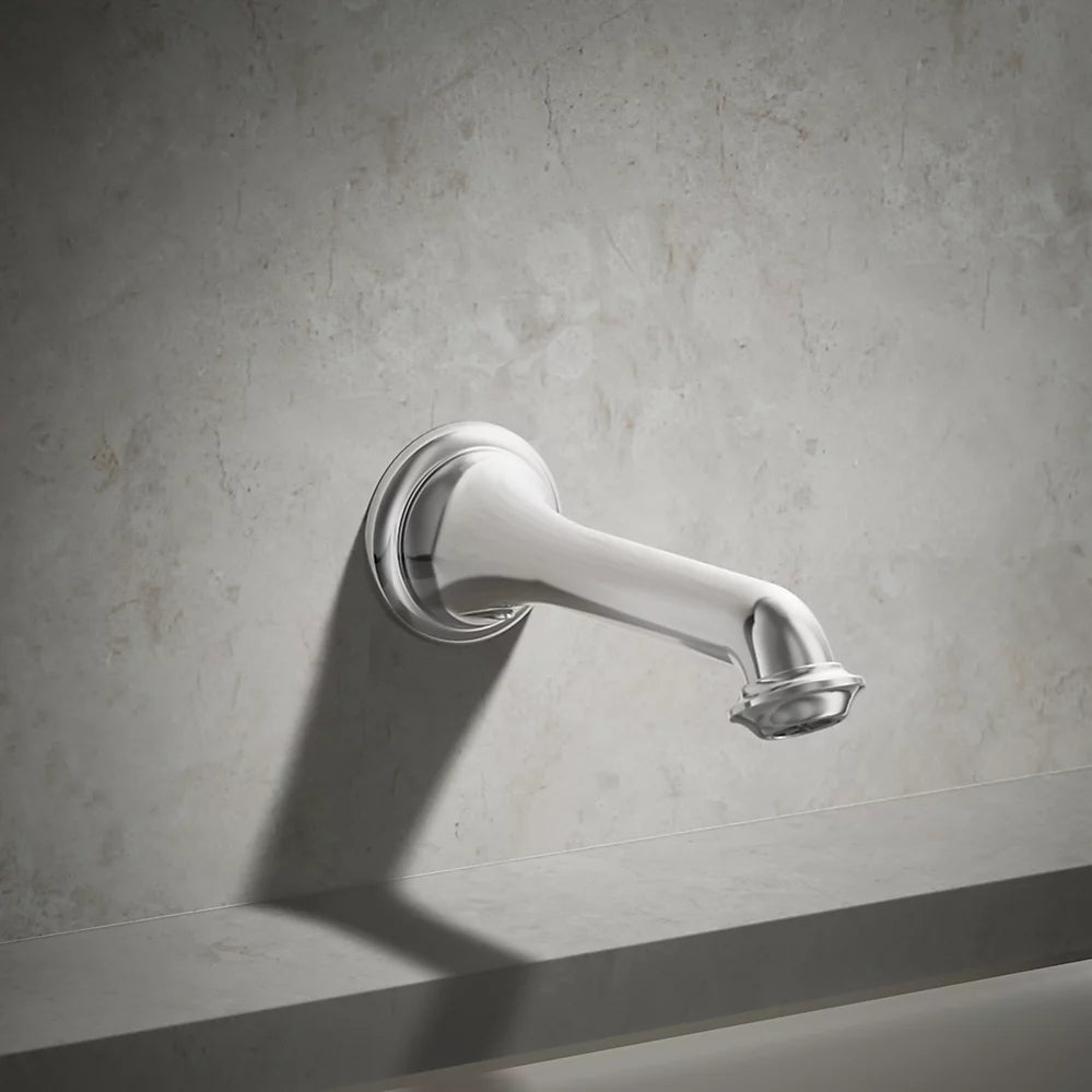 Kohler Wall-mount bath spout with turned design