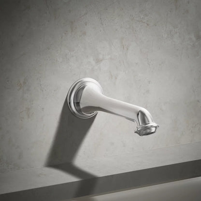 Kohler Wall-mount bath spout with turned design