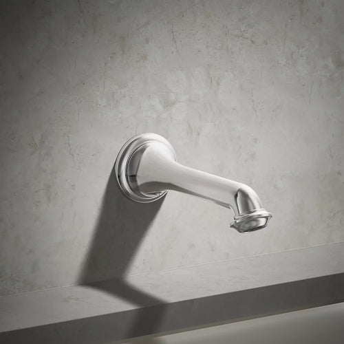 Kohler Wall-mount bath spout with turned design