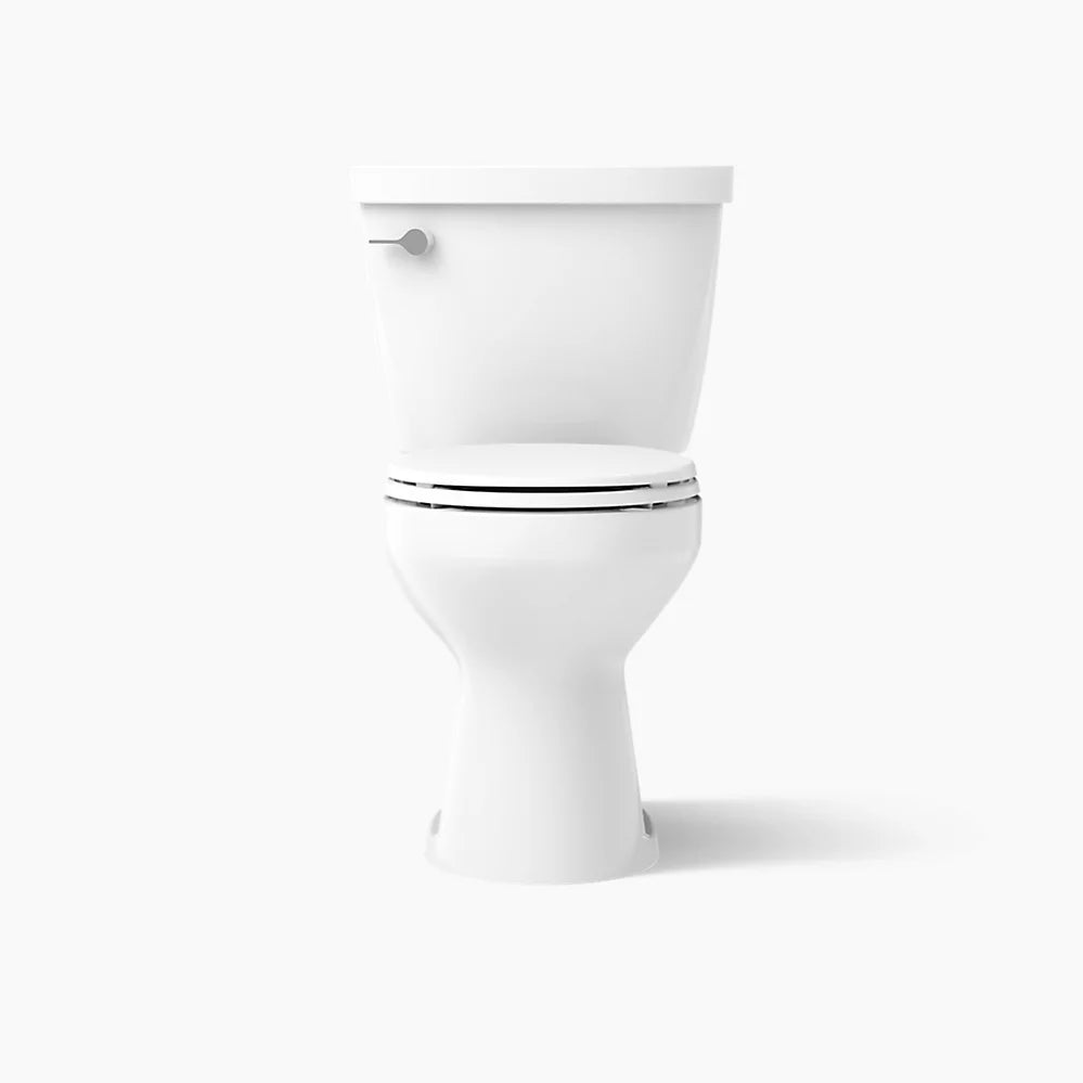 Kohler Two-piece round-front toilet, 1.28 gpf