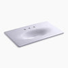 Kohler 37" Enameled cast iron vanity top with integrated oval sink