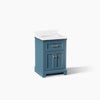 Kohler Charlemont Cabinet and Quartz Top 24-Inch Single-Sink Bathroom Vanity