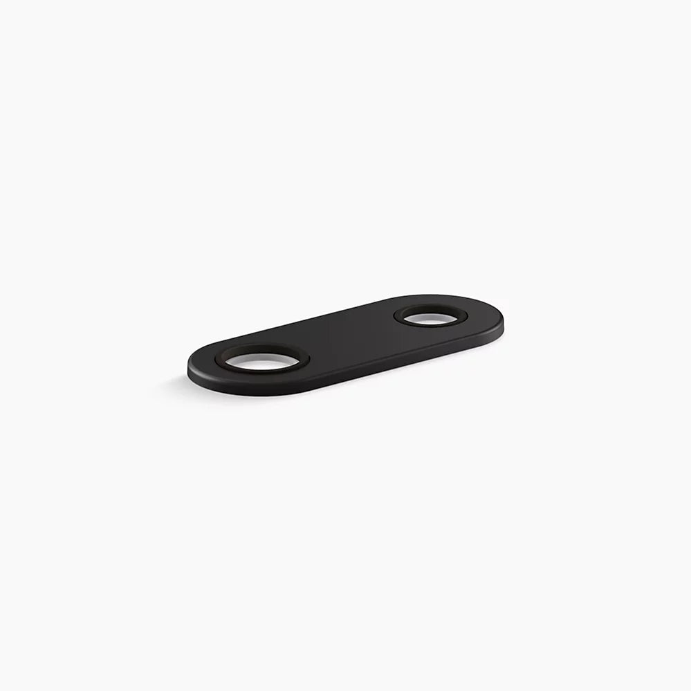 Kohler 4" two-hole escutcheon plate for Insight™ and Kinesis® lavatory faucets and soap dispensers