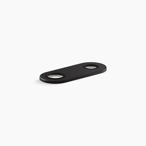 Kohler 4" two-hole escutcheon plate for Insight™ and Kinesis® lavatory faucets and soap dispensers