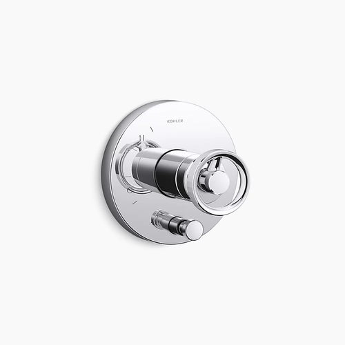 Kohler Rite-Temp® valve trim with Industrial handle and diverter