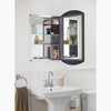 Kohler 20" W x 31" H aluminum single-door medicine cabinet, beveled edges