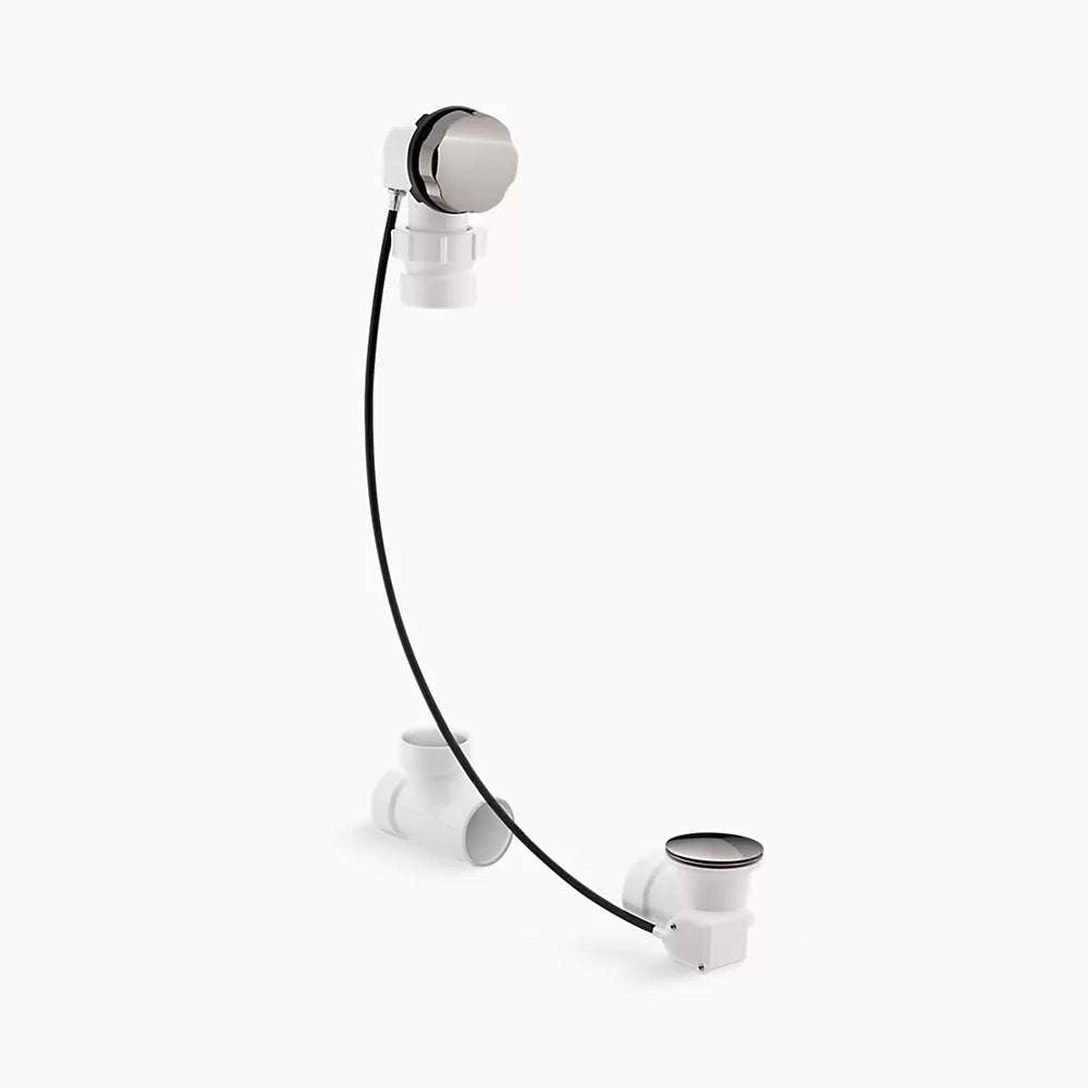 Kohler Cable bath drain, less PVC tubing