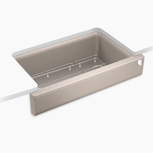 Kohler Undermount single-bowl farmhouse kitchen sink