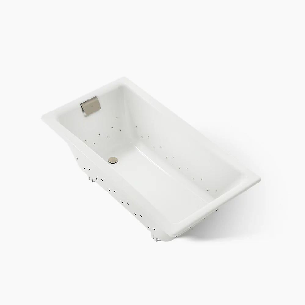 Kohler Tea-for-two Heated Bubblemassage Air Bath 60 x 32-Inch Drop-In Bathtub