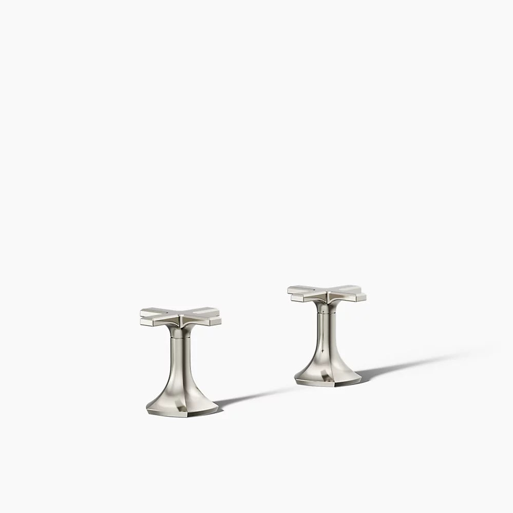 Kohler Deck-mount bath faucet handles with Cross design