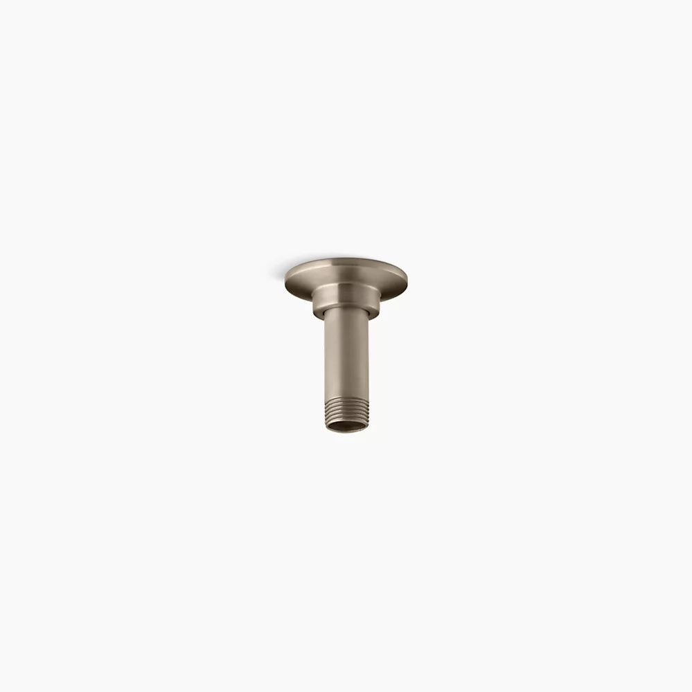 Kohler 3" ceiling-mount single-function rainhead arm and flange