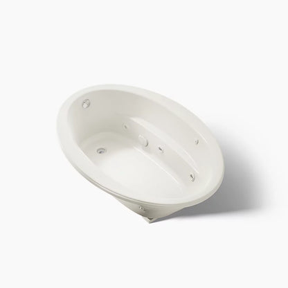 Kohler Sunward Whirlpool Bath With Bask Heated Surface 60 x 42-Inch Drop-In Bathtub