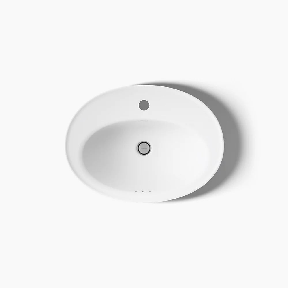 Kohler 22-1/4" oval drop-in bathroom sink