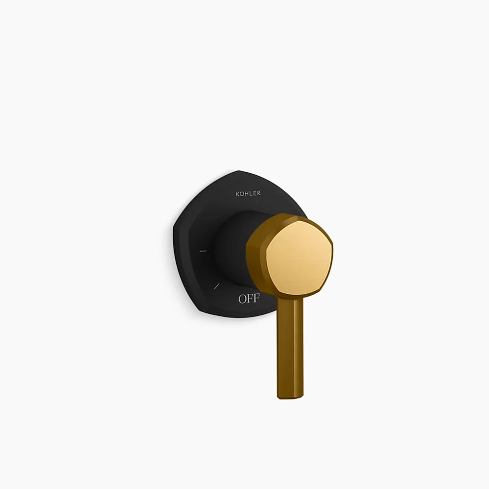 Kohler MasterShower® volume control valve trim with lever handle