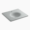 Kohler 25" Enameled cast iron vanity top with integrated round sink