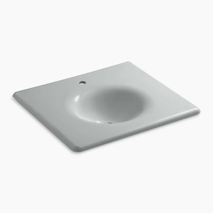 Kohler 25" Enameled cast iron vanity top with integrated round sink