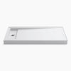 Kohler 60" x 32" alcove shower base, left offset drain