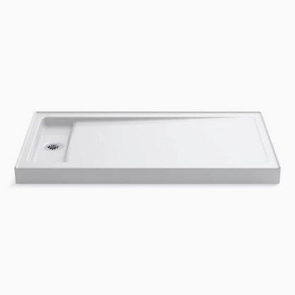 Kohler 60" x 32" alcove shower base, left offset drain