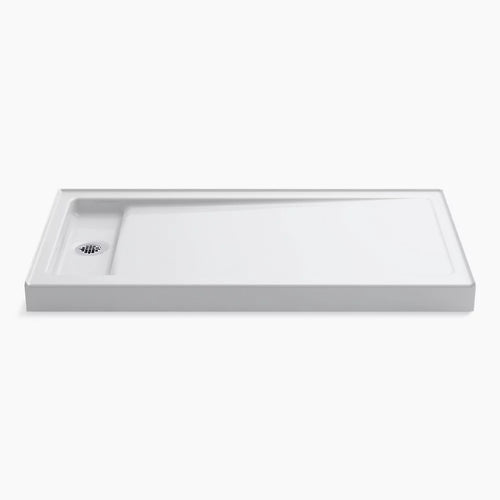 Kohler 60" x 32" alcove shower base, left offset drain