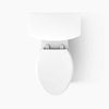 Kohler Tall two-piece elongated toilet with skirted trapway, 1.28 gpf
