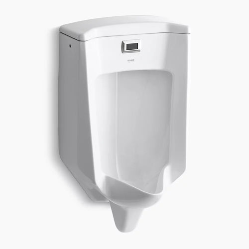 Kohler Wall-hung rear-spud touchless urinal, 0.5 gpf