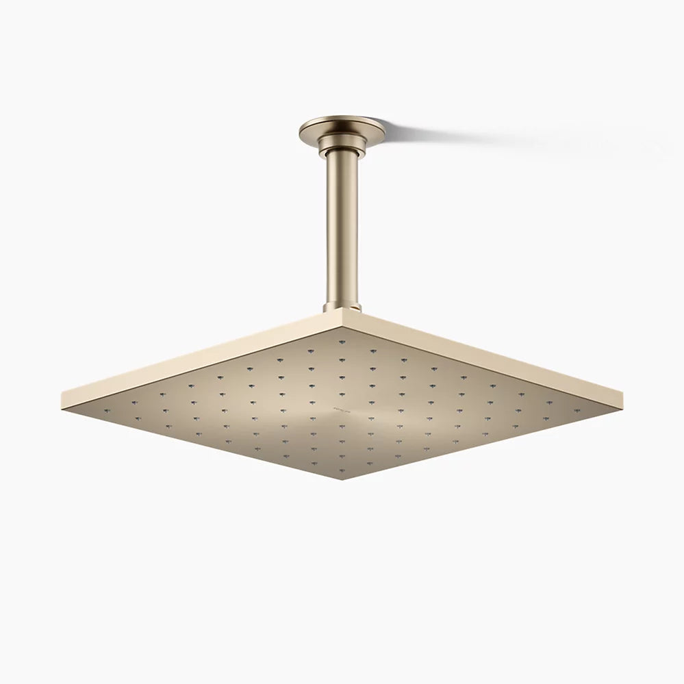 Kohler Contemporary Square 10" single-function rainhead, 2.5 gpm