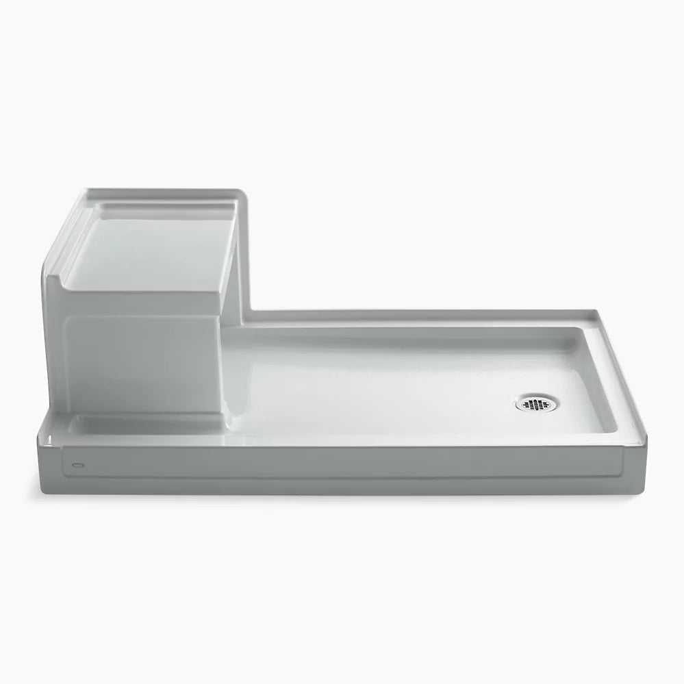 Kohler 60" x 36" alcove shower base, right drain