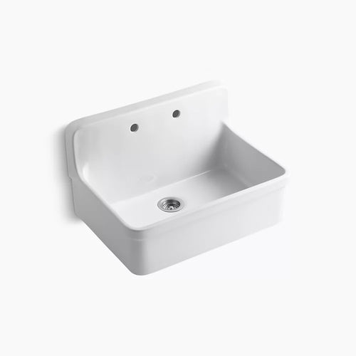 Kohler 30" top-/wall-mount single-bowl farmhouse kitchen sink