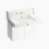 Kohler 30" wall-mount lavatory system with backsplash