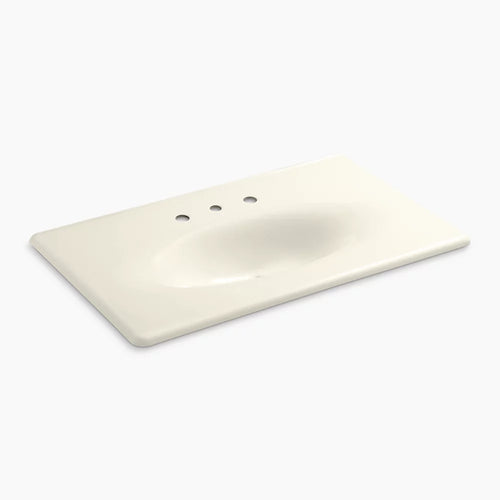 Kohler 37" Enameled cast iron vanity top with integrated oval sink