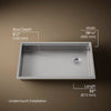 Kohler Strive® 32" undermount single-bowl workstation kitchen sink