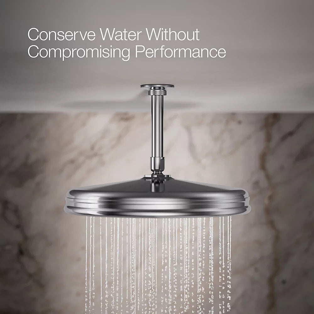 Kohler Traditional 12" single-function rainhead, 2.5 gpm