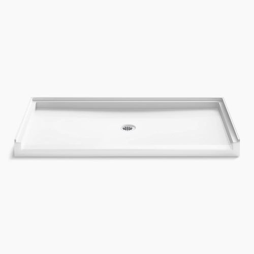 Kohler 62" x 31" alcove shower base, center drain